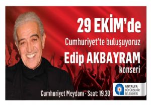 Bykehir Belediyesinden Edip Akbayram konseri